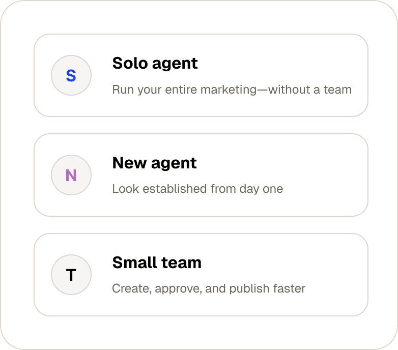 Agent persona types