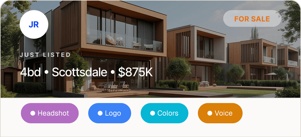 Branded listing post